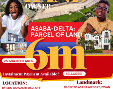 Buy 6m Per Plot of Land in Asaba Delta State Real Estate Investment Opportunity with High ROI